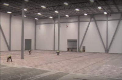 FRICKS Timelapse View of Industrial Concrete Floor Construction Thumb